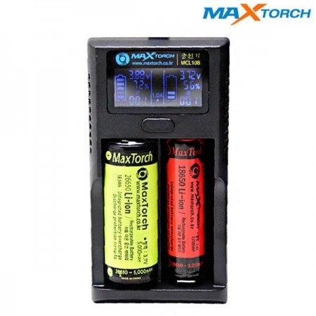 스쿠버장비몰 - MAXTORCH 맥스토치 MCL108 리튬이온 충전기 / 스킨 스쿠버 장비