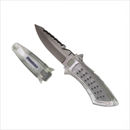 스쿠버장비몰 - [PROBLUE] 프로블루 샤크 BC 티타늄 나이프/ KNIVES / 수중칼 / 스킨 스쿠버 장비